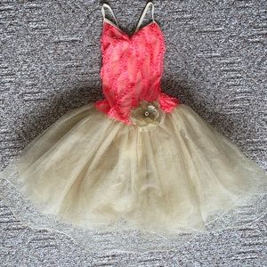 Pink & Gold Weismann Dance Costume